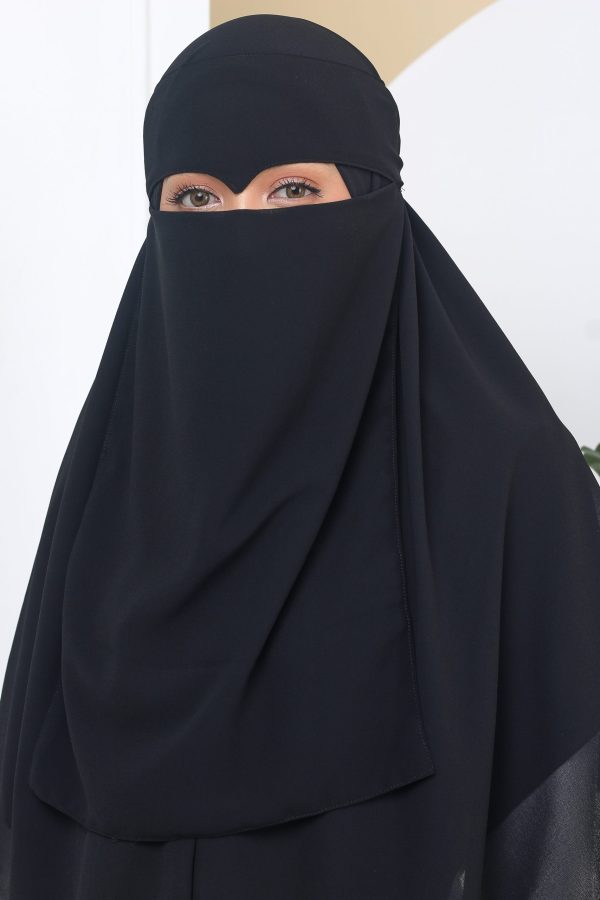 [Black Full Set] Niqab V - Image 3