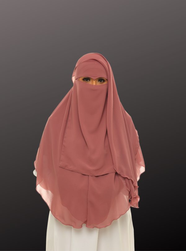 BELACAN NIQAB DUA LAYER V SHAPES - Image 4