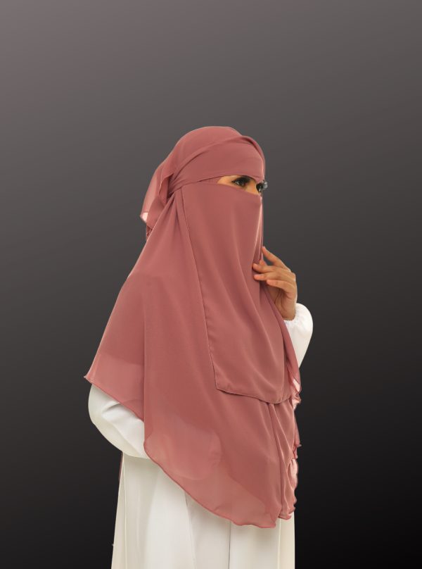 BELACAN NIQAB DUA LAYER V SHAPES - Image 3